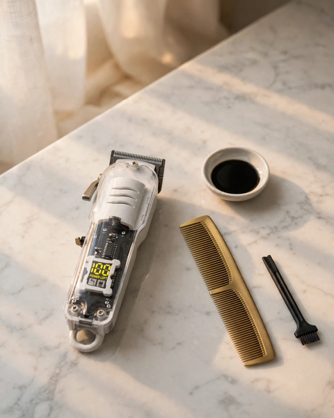 Professional Cordless Hair Trimmer – Rechargeable Wireless Barber Trimmer