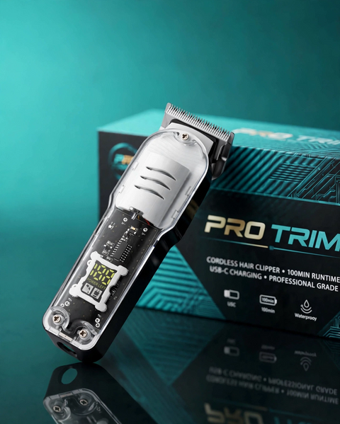 Professional Cordless Hair Trimmer – Rechargeable Wireless Barber Trimmer