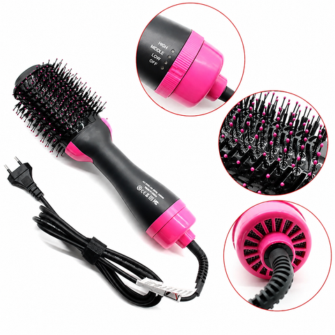 ONE STEP Hair Dryer & Styler Brush – Hot Air Styling Brush for Drying, Straightening & Volume