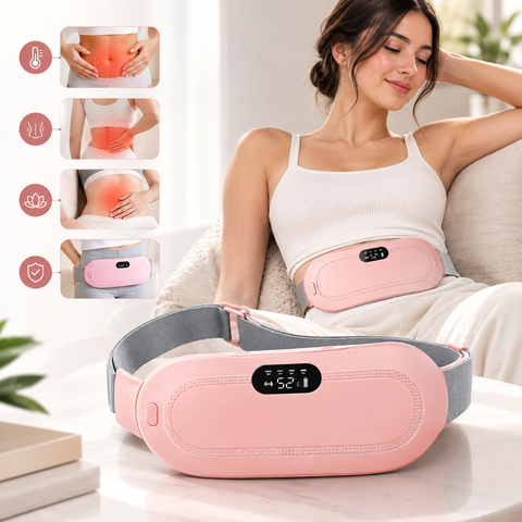 Rechargeable Heat Therapy Belt for Period Comfort – Waist Warmer for Women
