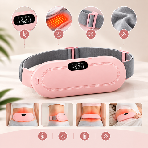 Rechargeable Heat Therapy Belt for Period Comfort – Waist Warmer for Women