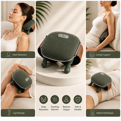 Premium Neck Massager | Shoulder Massage Device | Portable Spa Relief