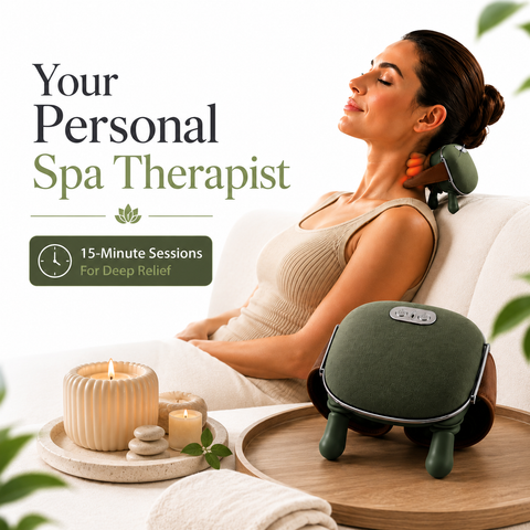 Premium Neck Massager | Shoulder Massage Device | Portable Spa Relief