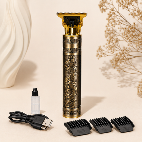 VINTAGE T9 Professional Hair Clipper - Barber Grade Trimmer with T-Blade Technology & Precision Cutting