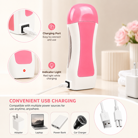 Electric Wax Warmer – Rechargeable Wax Heater for Hair Removal