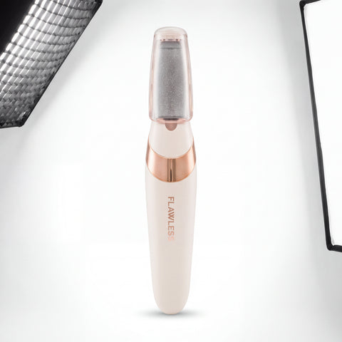 Pretty Grill Flawless Pedi Electronic Pedicure Tool - Rechargeable Foot Care Device with 2 Heads