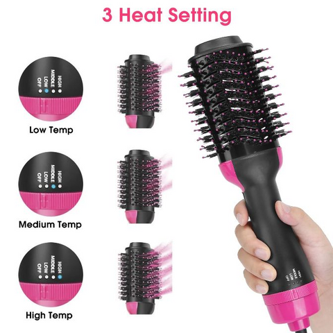 ONE STEP Hair Dryer & Styler Brush – Hot Air Styling Brush for Drying, Straightening & Volume